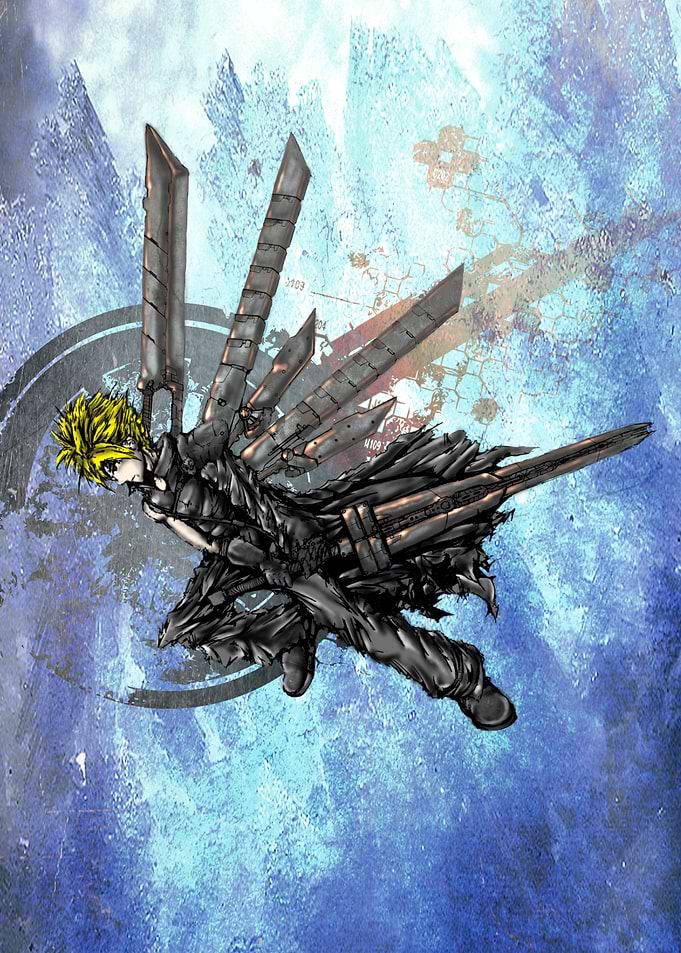 Cloud Strife from 'Final Fantasy VII: Advent Children'