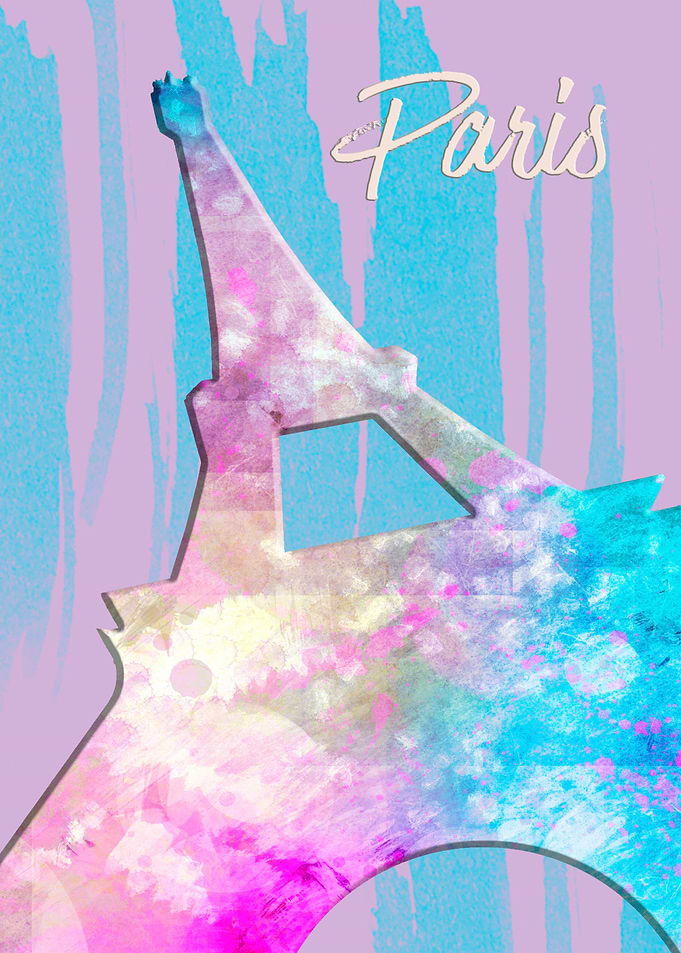 Graphic Style Eiffel Tower