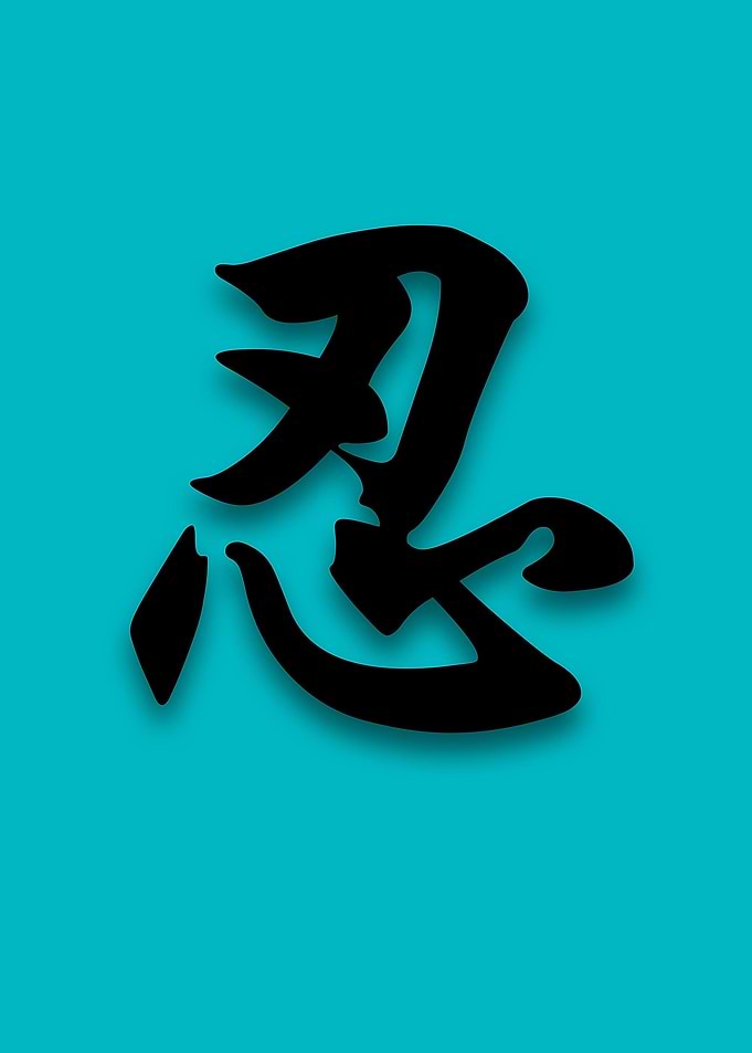 popular chinese character - 'Endure'