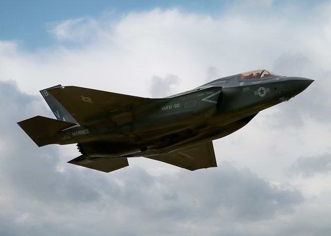 A USMC F35B Lightning II