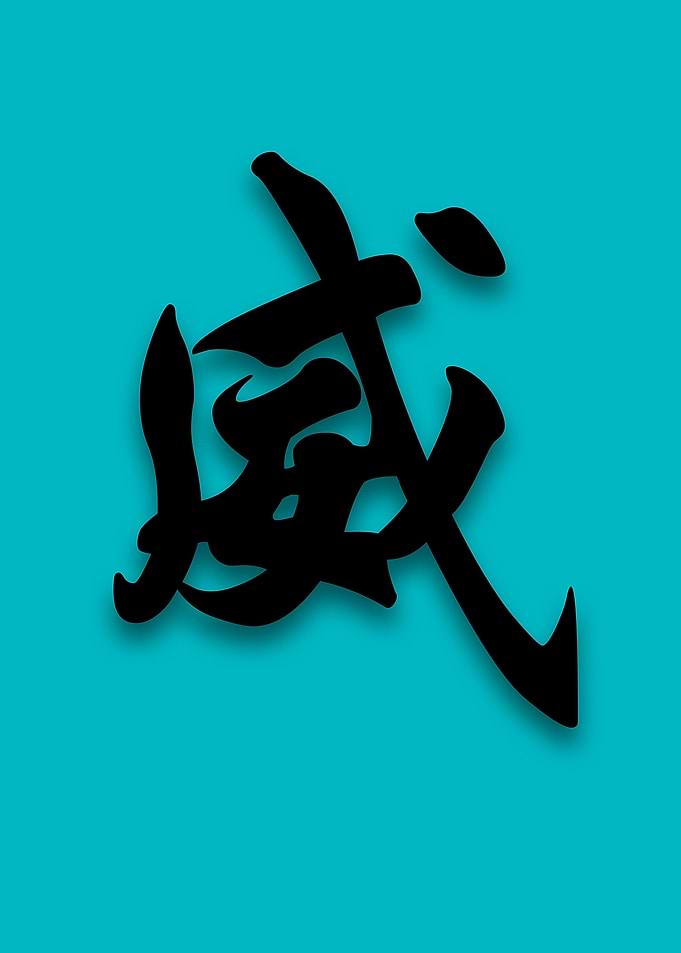 chinese character - 'Prestige / Power'