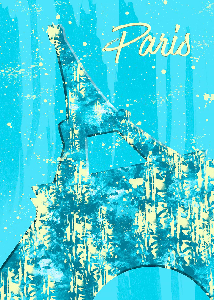 Graphic Style Eiffel Tower