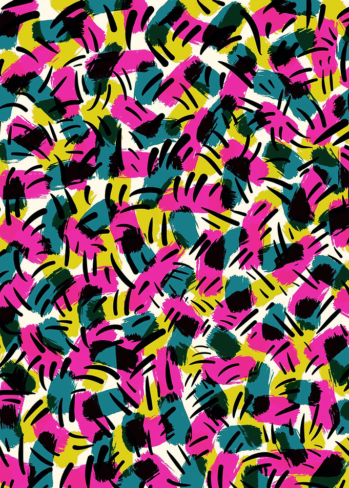Abstract modern tribal inspired pattern by Lisa Guen De ...