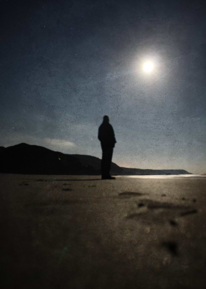 original photo taken on a full moon lit night down in c ...