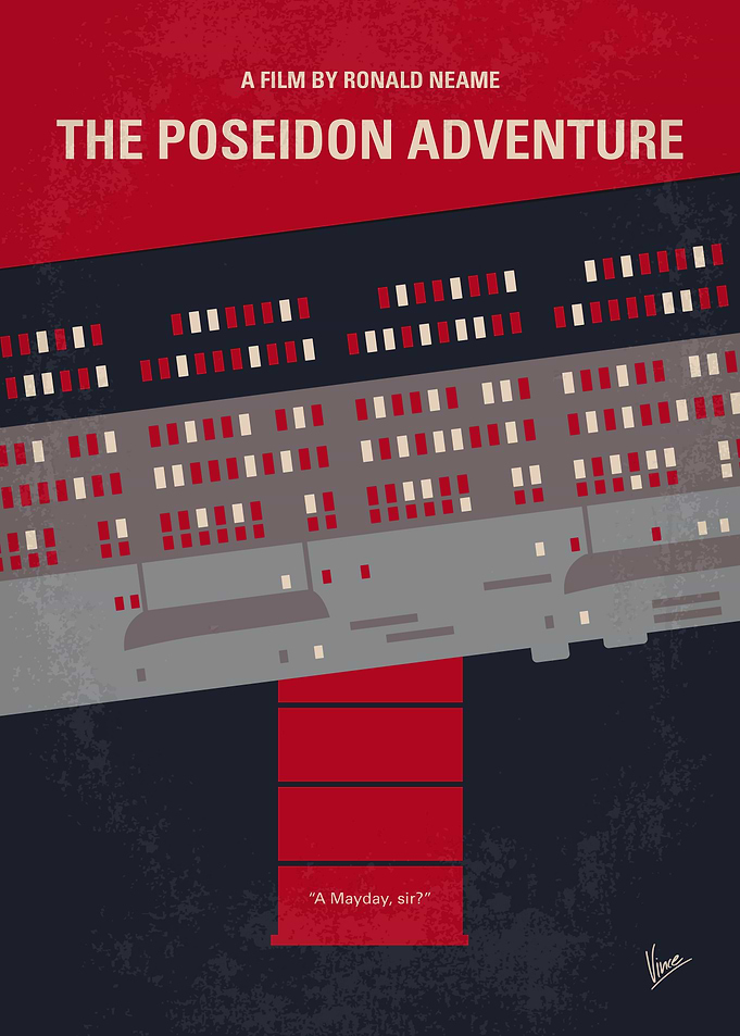 No679 My The Poseidon Adventure minimal movie poster A ...