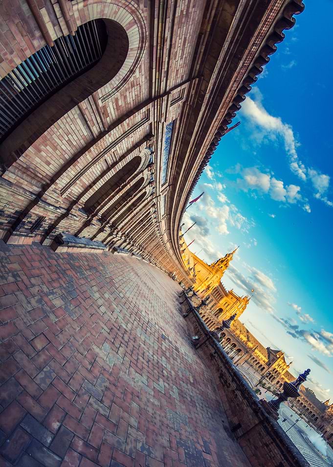 Plaza de Espana, Sevilla. It is a marvellous Square, I ...
