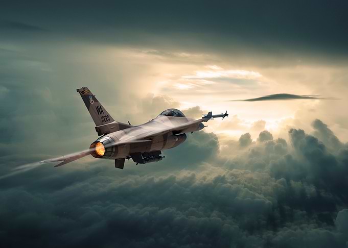 F16 fighting falcon of the 64th aggressor squadron (64 ...