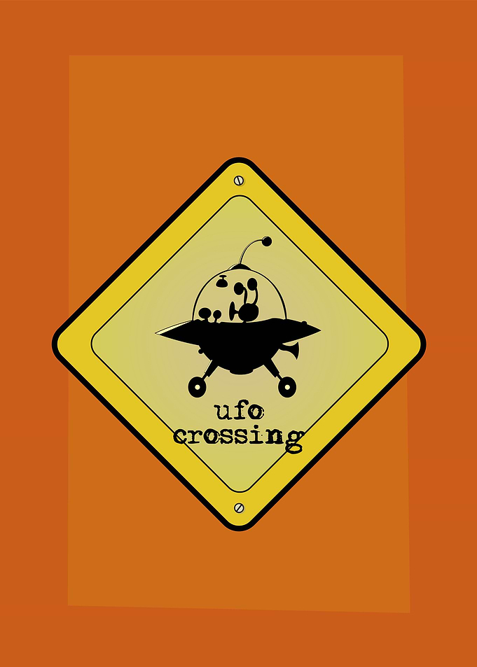 UFO crossing