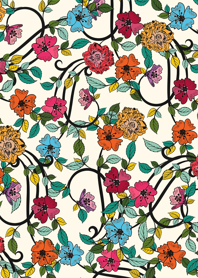 A vintage flower pattern :)