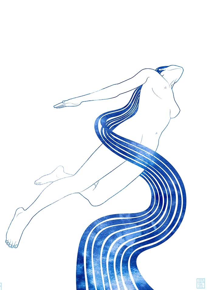 Water Nymph 48 — A mythological sea nymph created with ...