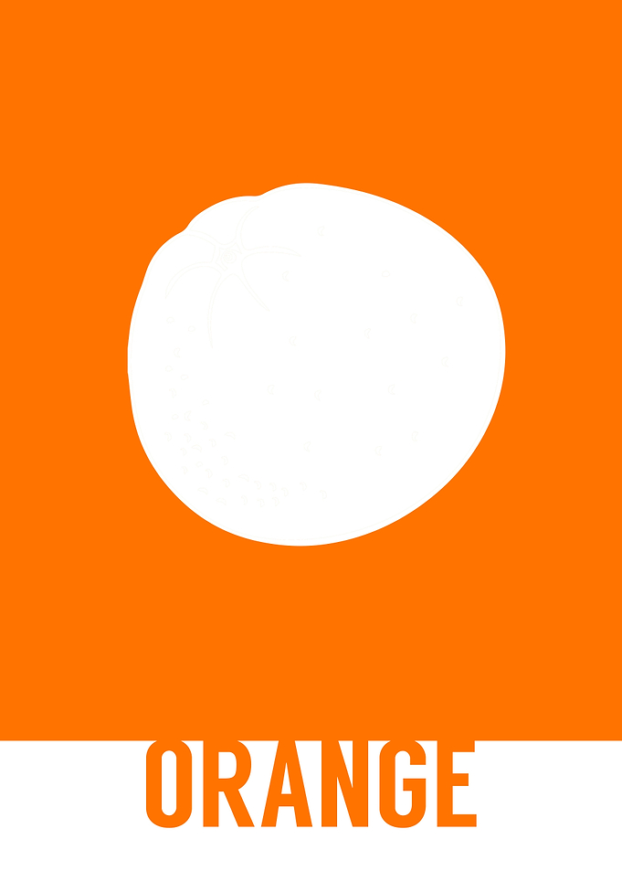 Orange.