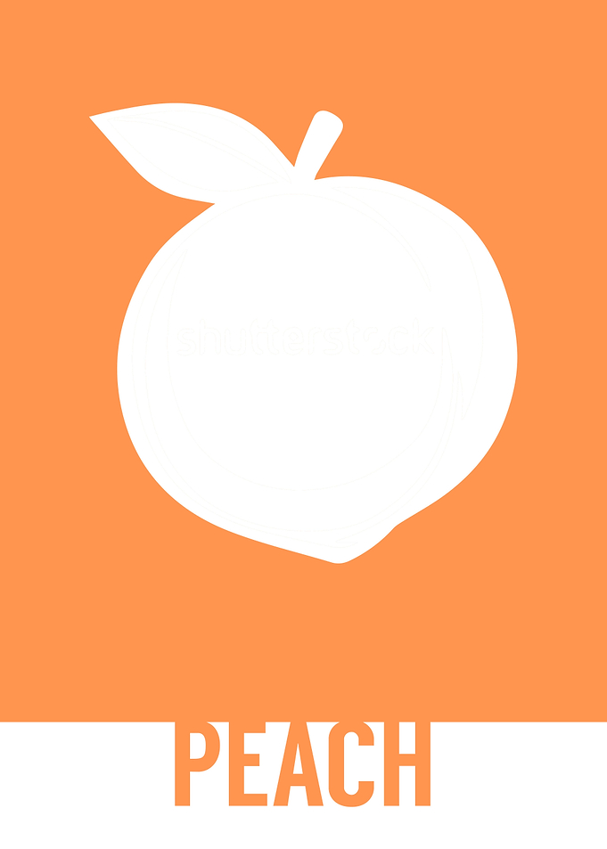 Peach.