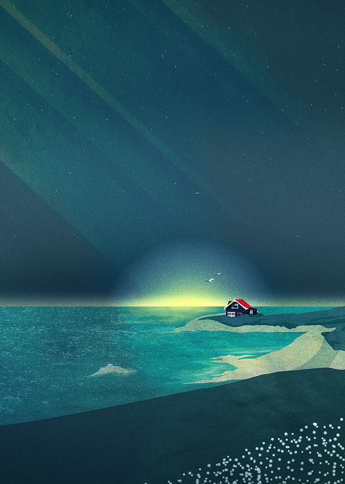 House by the Sea | Digital Art, 2016