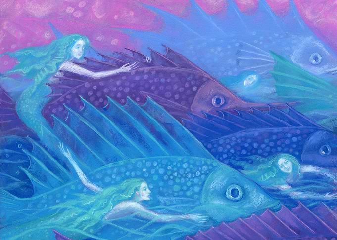 Ocean Nomads, fantasy art,