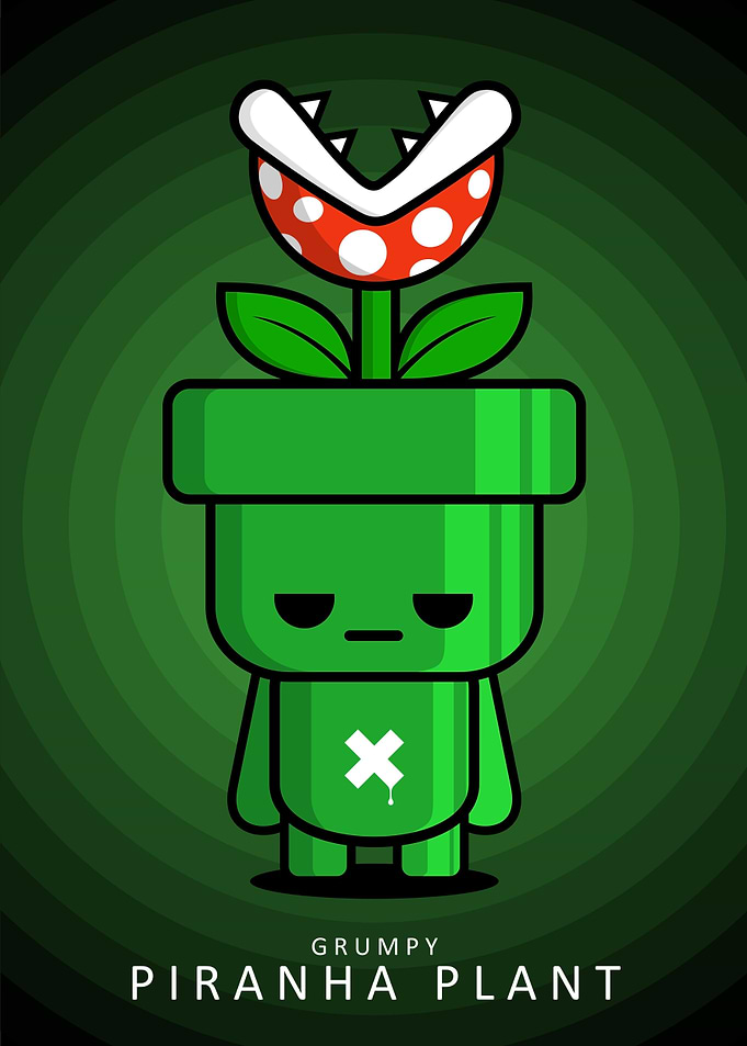 Grumpy Piranha Plant