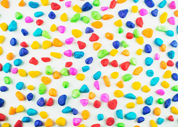 Rainbow rocks