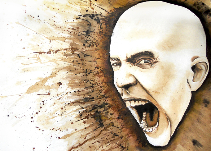 Portrait of the mighty Devin Townsend.