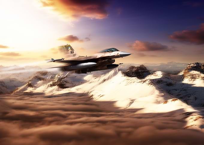 F16 fighting falcon of the 64th aggressor squadron (64 ...