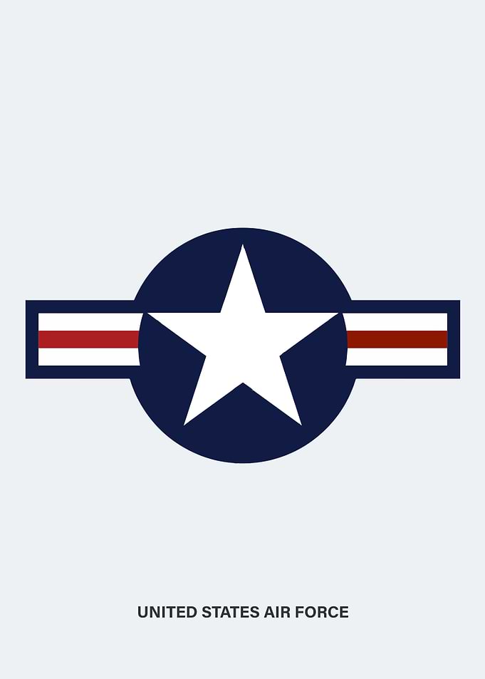 Simple United states roundel.