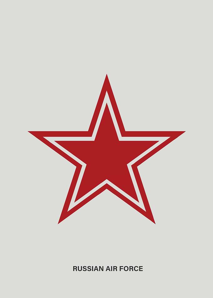 Simple Russian Air Force roundel.