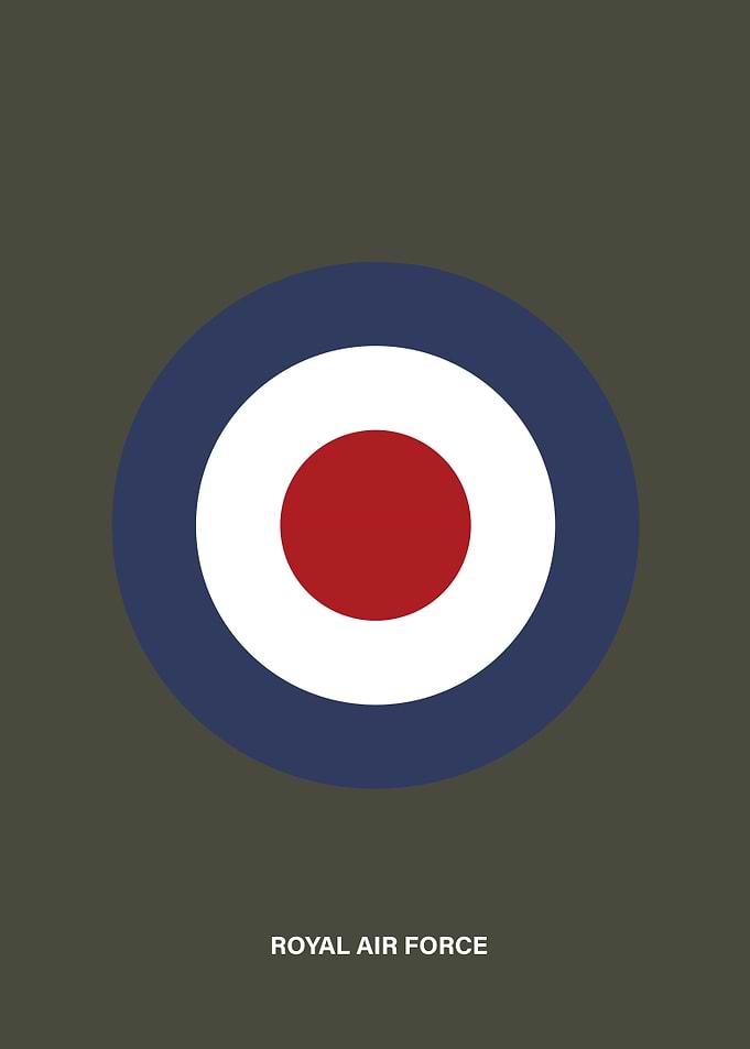 Simple Royal Air Force roundel.