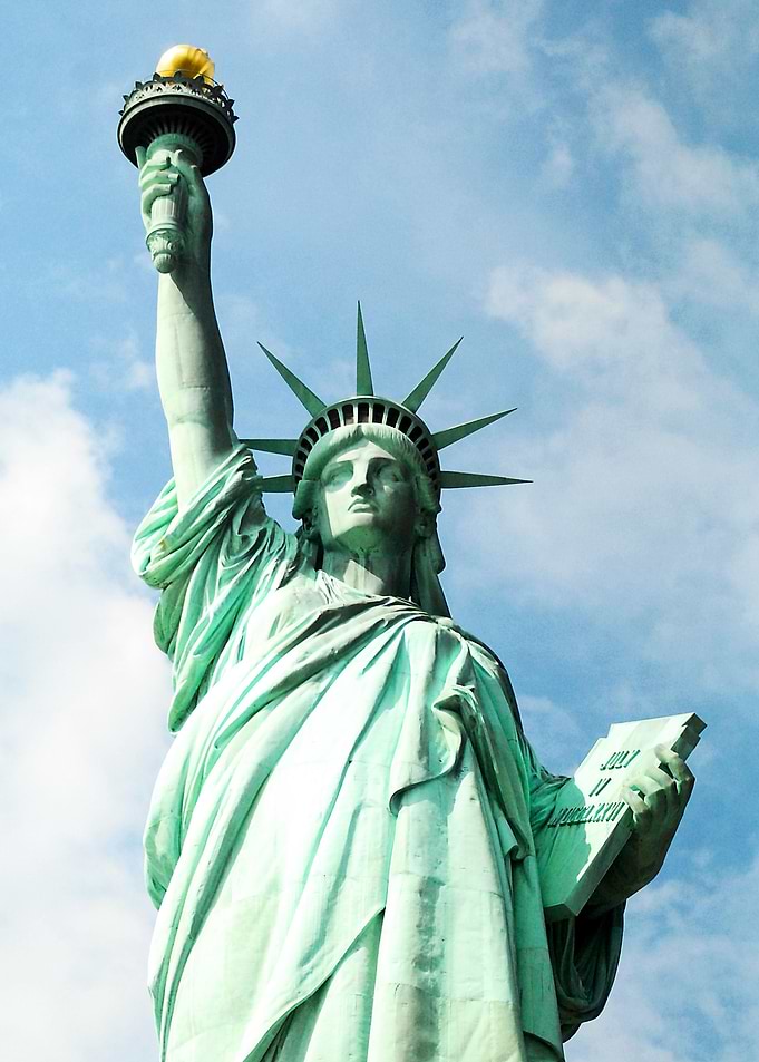 The Symbol. Staue of Liberty, New York.