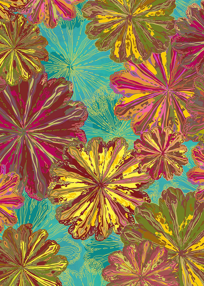 Fun 'poppytops' creation - inspired by a bird's-eye vie ...
