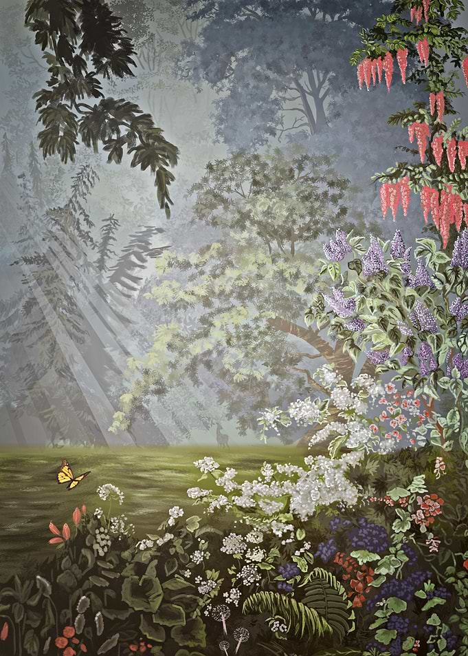Garden at Dawn