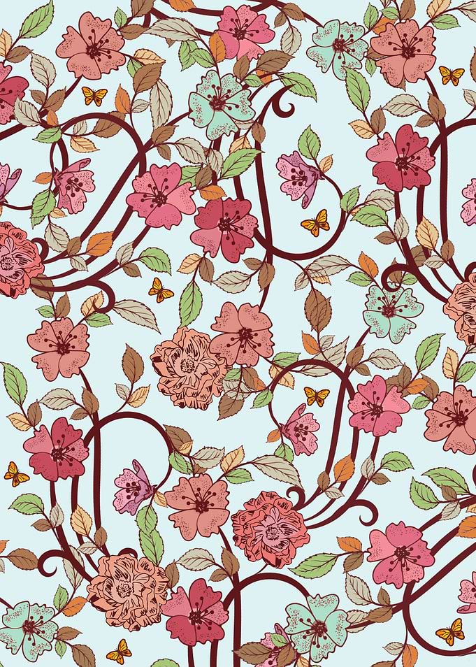 A lovely floral pattern :)