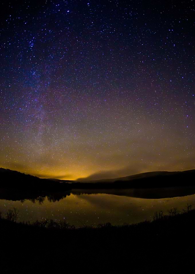 The nights sky