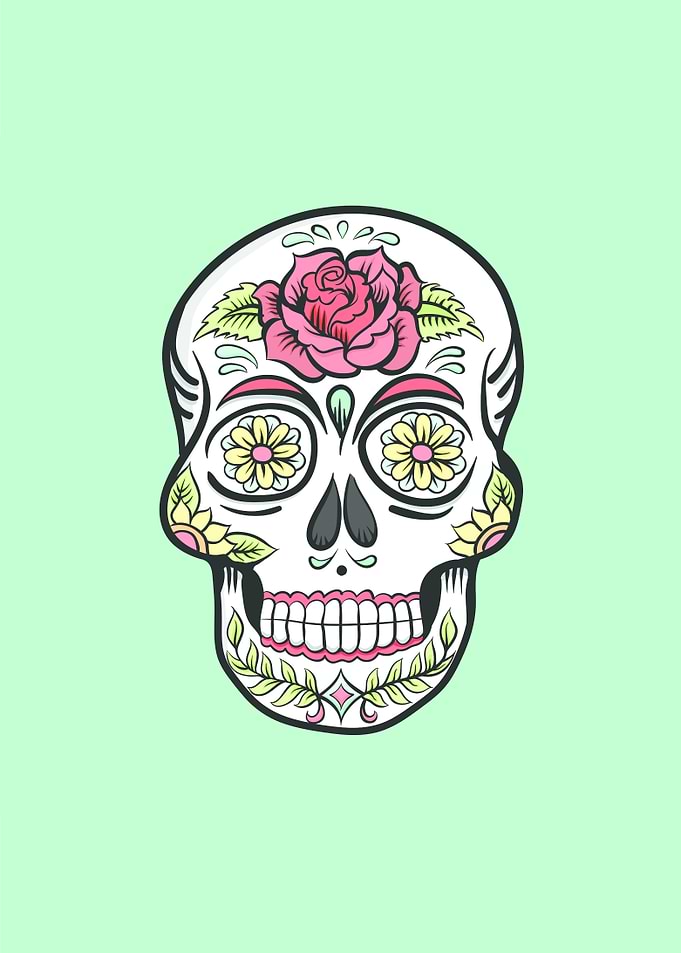 Skull illustration inspired by Cubanisto and fully draw ...