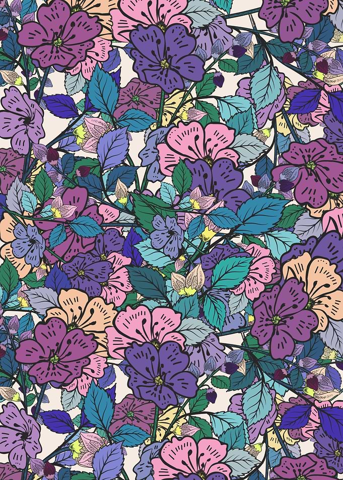 A floral design!