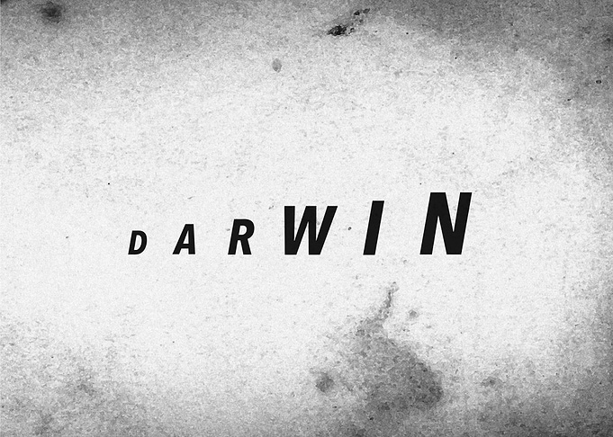 Darwin's Evolution (Typography Art)