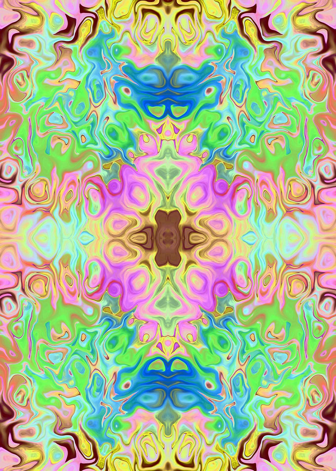 'Redefining The Rose #1' A digital manipulation of a di ...