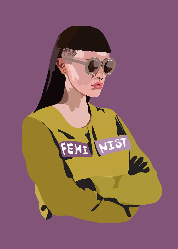 Feminist (Purple)