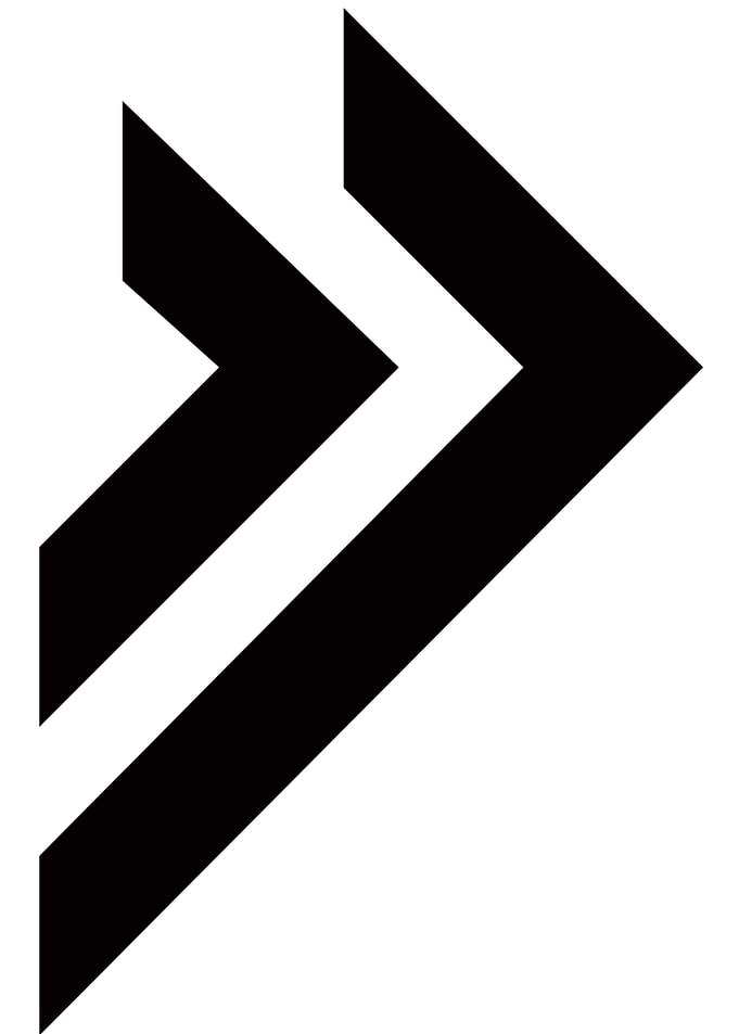 Two chevrons..