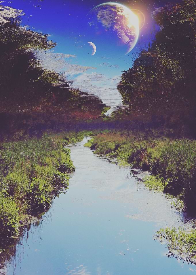 other side of the creek