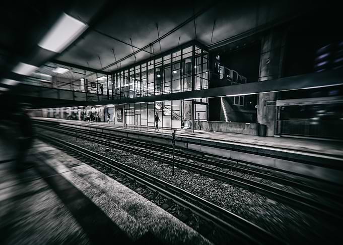 Train station in Germany.