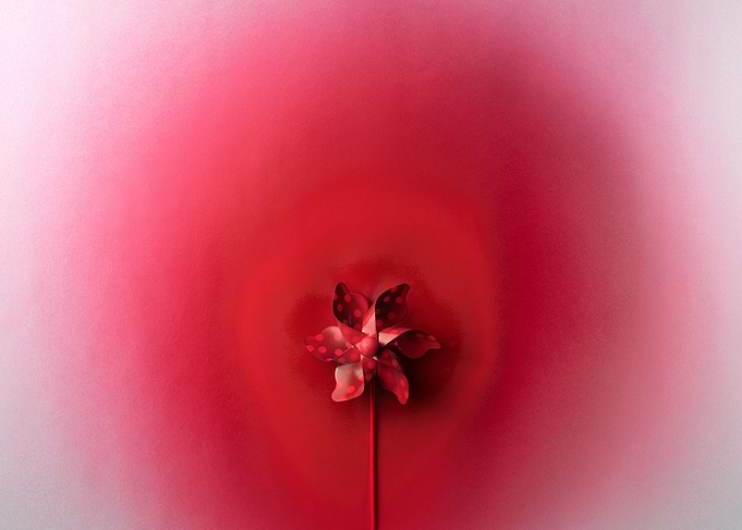 Red explosion