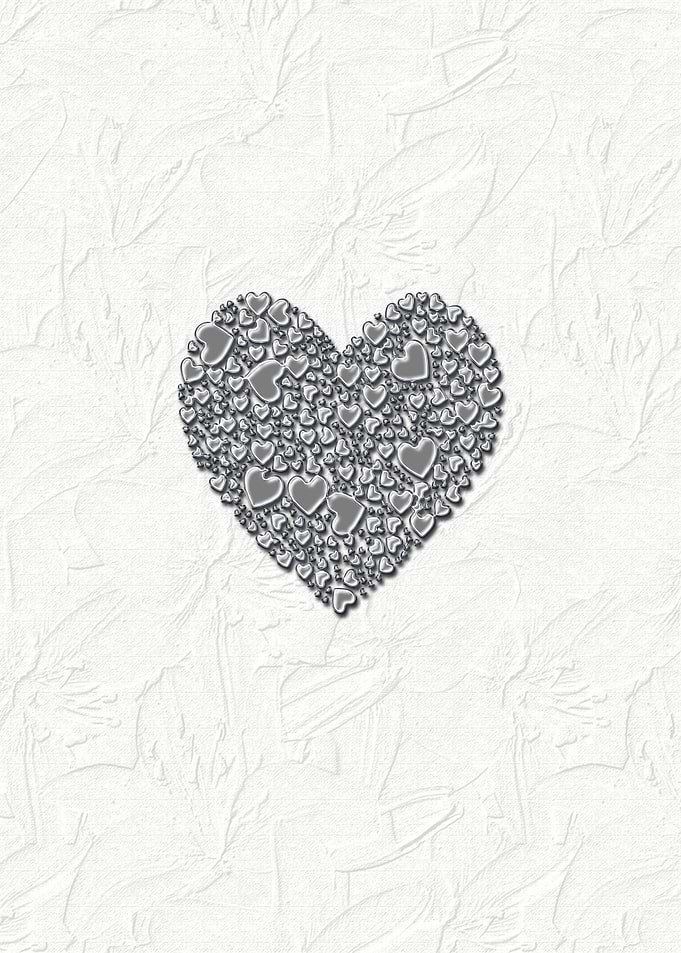 'Pure Love' Whilst working on this design purity was wh ...