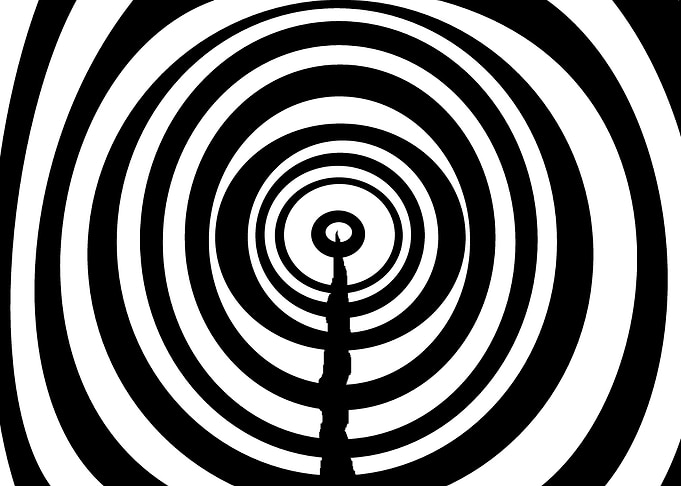 Get drawn into this circular frenzy..