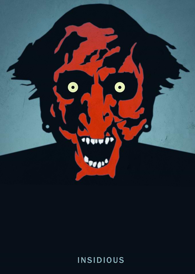 A minimalistic poster of Insidious