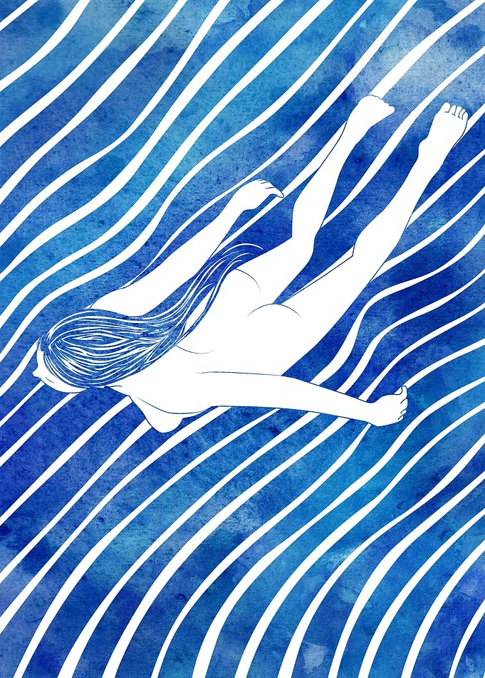 Water Nymph 64 — A mythological sea nymph created with ...