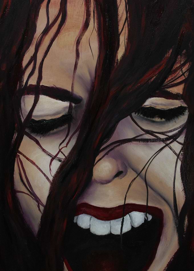 Oil painting. This painting was done with a limited pal ...