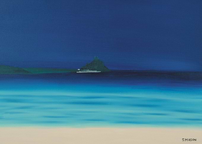 St Michaels Mount 1.Looking onto St Michaels Mount