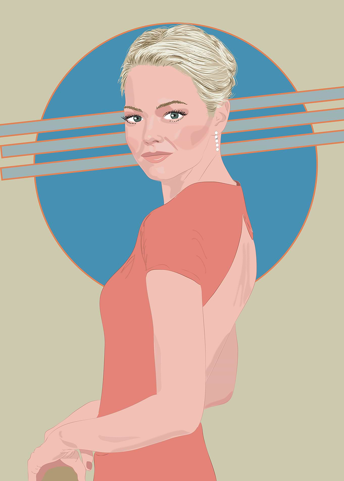 A portrait of Emma Stone form my portrait collection