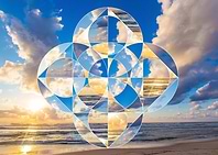 sacred geometry sunset