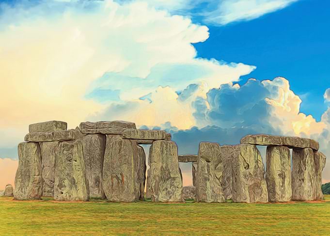 Stonehenge Glow II - While I was shooting around Stoneh ...