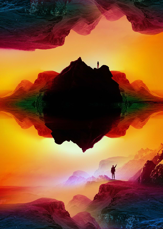Vibrant Isolation Island a