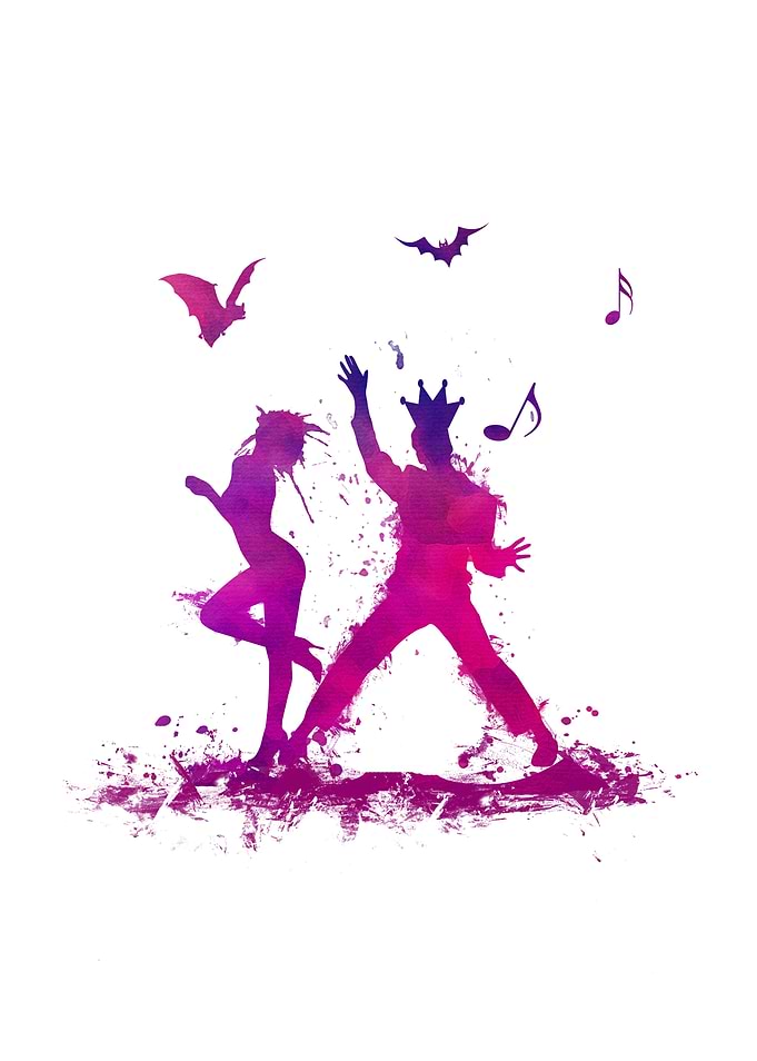 Scene 2 - purple dancer